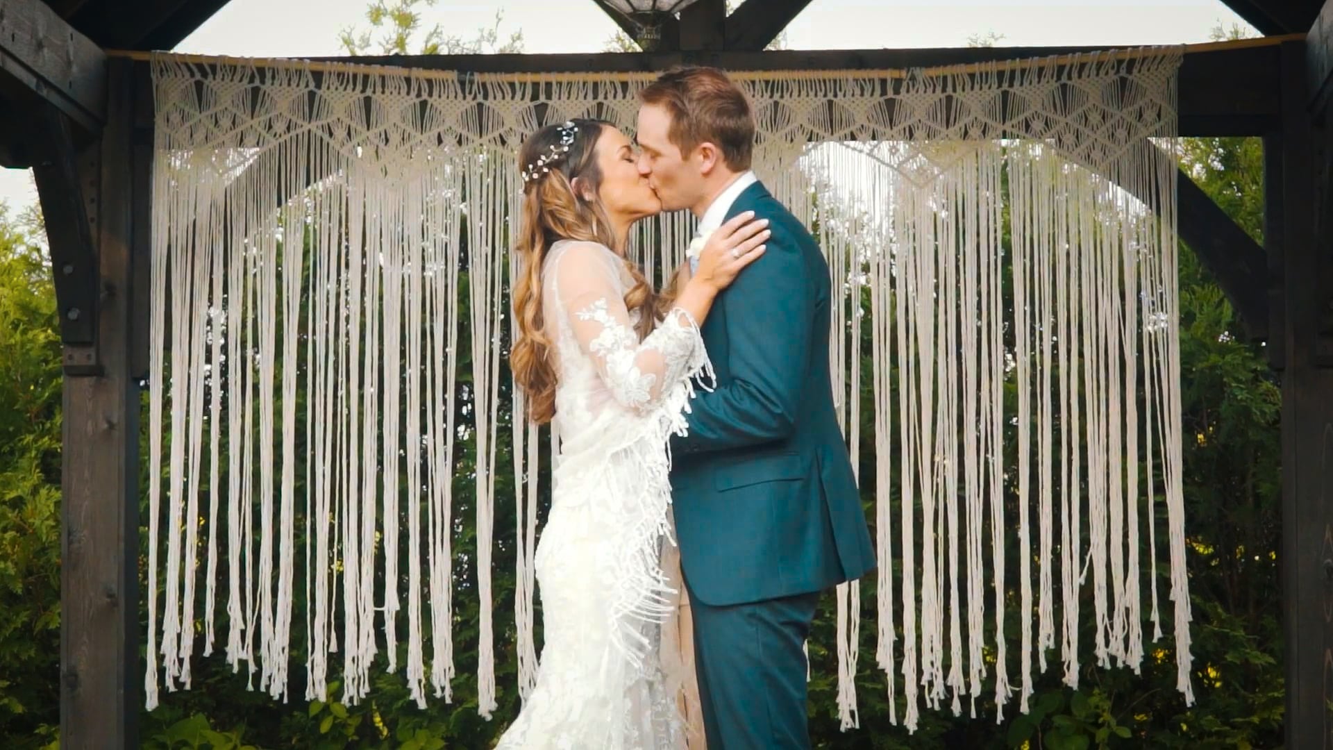A moment from a LIB wedding video